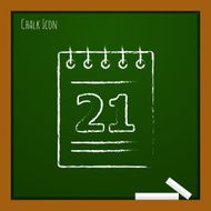 Vector calendar icon Eps10 N3