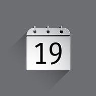 Flat Calendar Icon N22