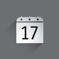 Flat Calendar Icon N23