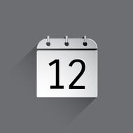Flat Calendar Icon N26