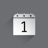 Flat Calendar Icon N29