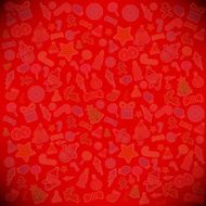 Vector christmas icon of background N2