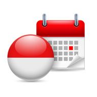 Icon of National Day in Indonesia