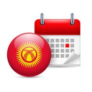Icon of National Day in Kyrgyzstan