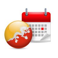 Icon of National Day in Bhutan