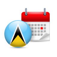 Icon of National Day in Saint Lucia