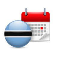 Icon of National Day in Botswana