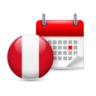Icon of National Day in Peru