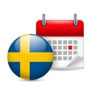 Icon of National Day in Sweden