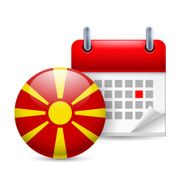 Icon of National Day in Macedonia
