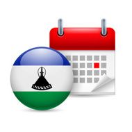 Icon of National Day in Lesotho