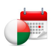 Icon of National Day in Madagascar