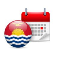 Icon of National Day in Kiribati