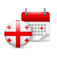 Icon of National Day in Georgia