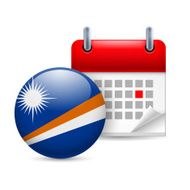 Icon of National Day on Marshall Islands
