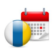 Icon of National Day in Canary Islands
