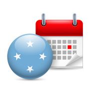Icon of National Day in Micronesia
