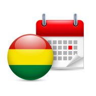 Icon of National Day in Bolivia