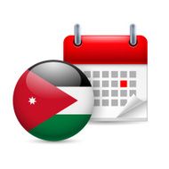 Icon of National Day in Jordan