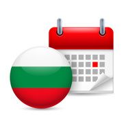 Icon of National Day in Bulgaria