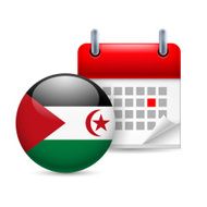 Icon of National Day in Sahrawi Arab Democratic Republic