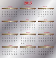 new years calendar N4