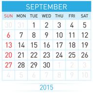 Monthly calendar N5