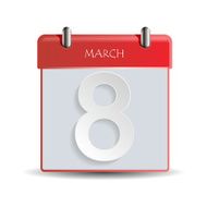 Women day calendar