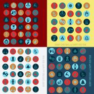Christmas icons set N6