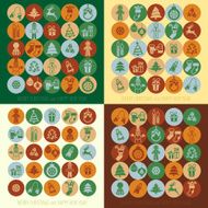 Christmas icons set N11