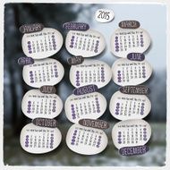 Vector calendar 2015 design
