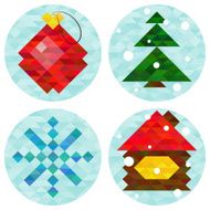 new year of 2015 icons
