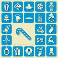 Christmas icons set N17