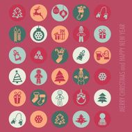 Christmas icons set N18