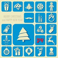 Christmas icons set N24
