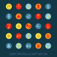 Christmas icons set N26