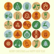 Christmas icons set N30