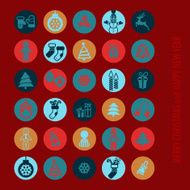 Christmas icons set N32