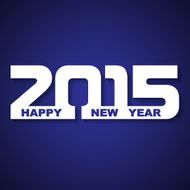 Happy new year 2015 greeting card N4