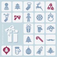 Christmas icons set N33