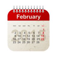 calendar 2015 - february