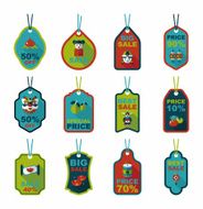 Chinese New Year tag flat banner background set eps10 N32