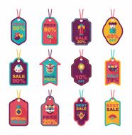 Chinese New Year tag flat banner background set eps10 N54