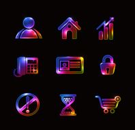 Web icon set