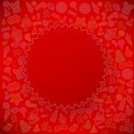 Vector christmas icon of background N3