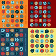 Christmas icons set N38