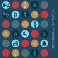 Christmas icons set N39