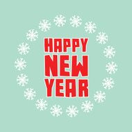 Happy new year poster