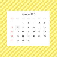 Calendar page for September 2015 N6