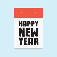 Happy New Year Calendar N2